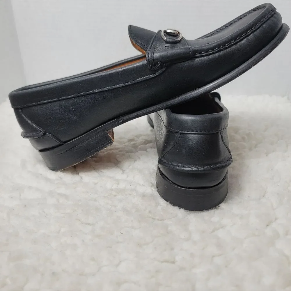 Chippewa Black Leather Horsebit Loafers Shoes Men’s 9C Handcrafted USA 2337